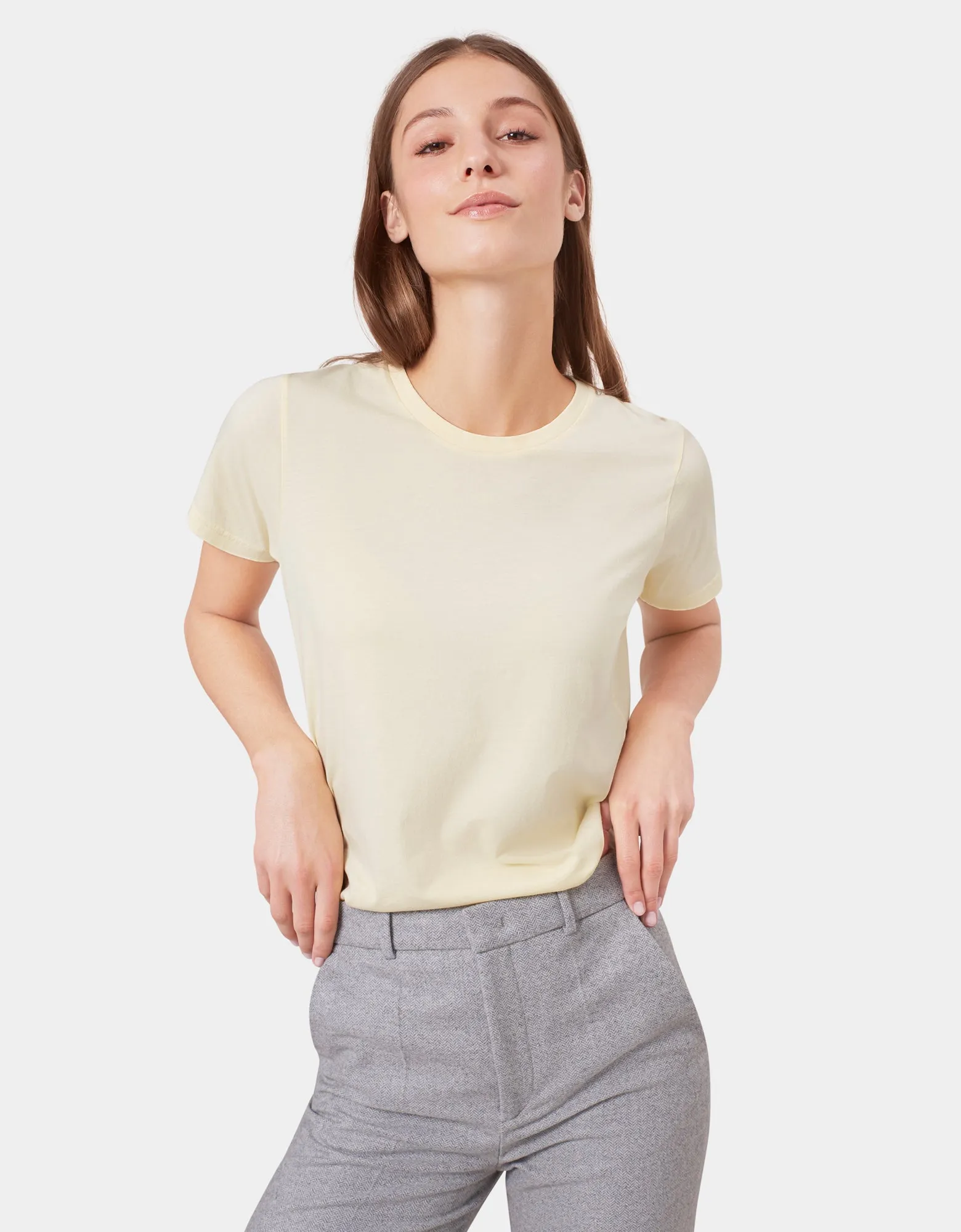 Women Light Organic Tee - Teal Blue