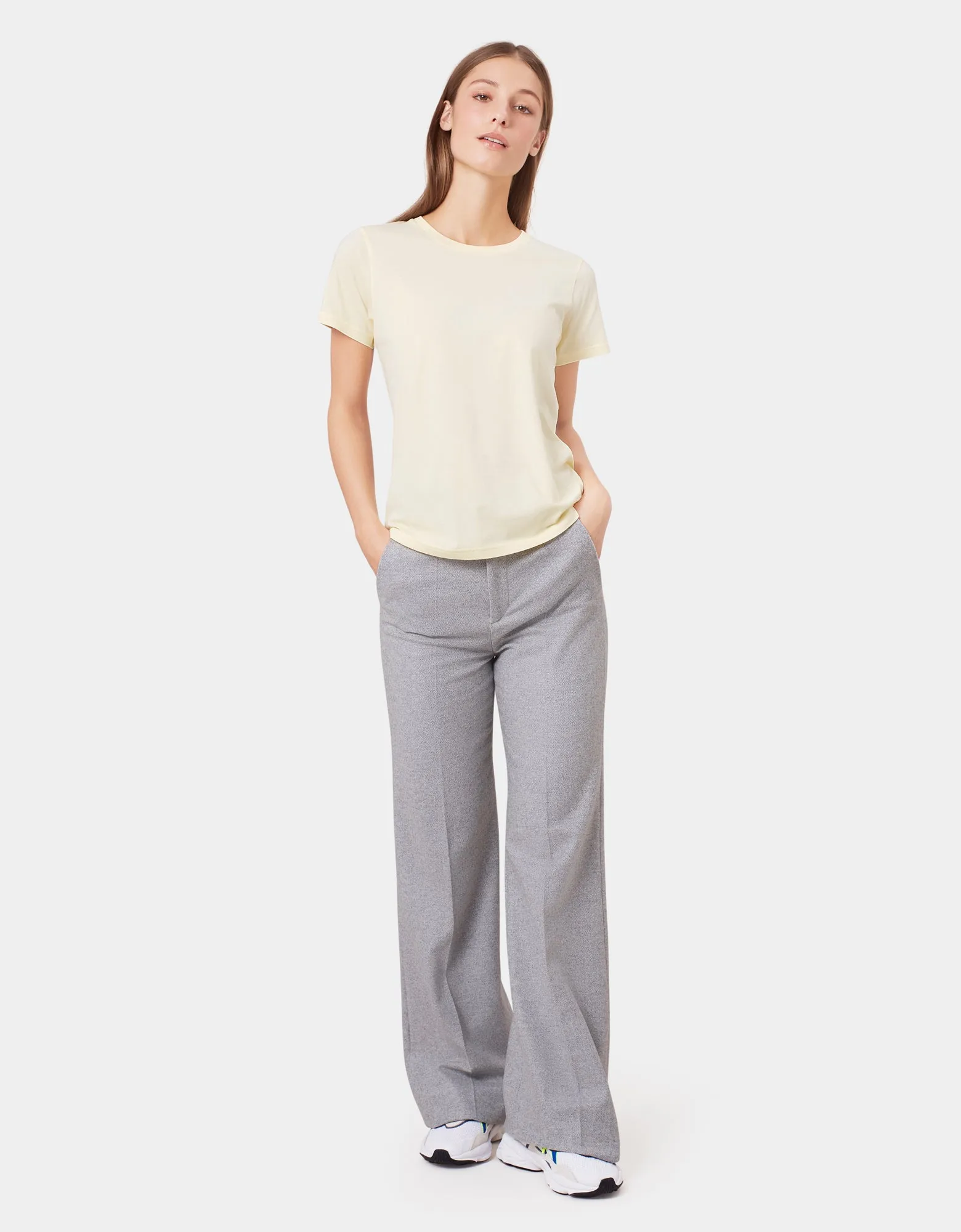 Women Light Organic Tee - Teal Blue
