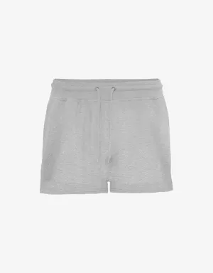 Women Organic Sweatshorts - Heather Grey