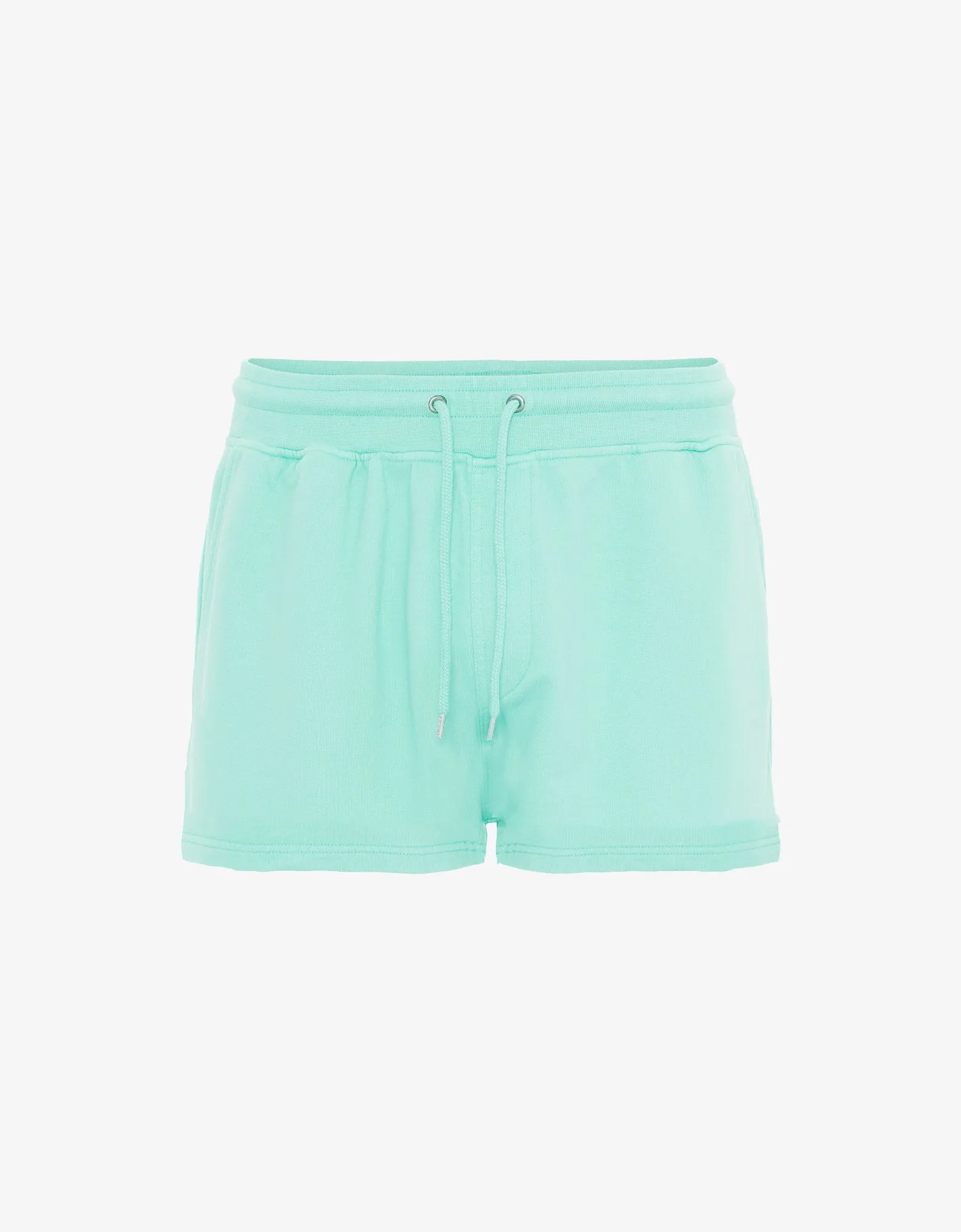 Women Organic Sweatshorts - Light Aqua