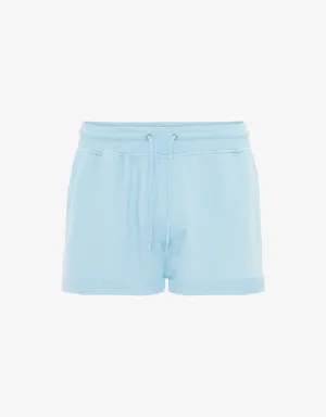 Women Organic Sweatshorts - Polar Blue