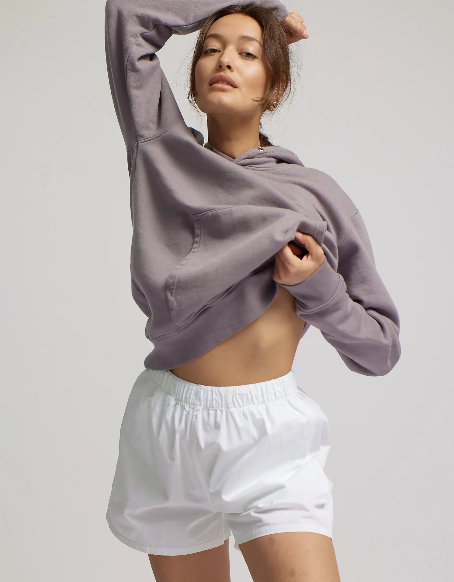 Women Organic Twill Shorts - Desert Khaki