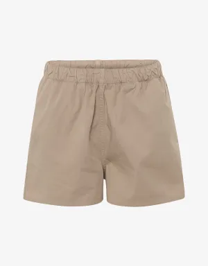 Women Organic Twill Shorts - Desert Khaki