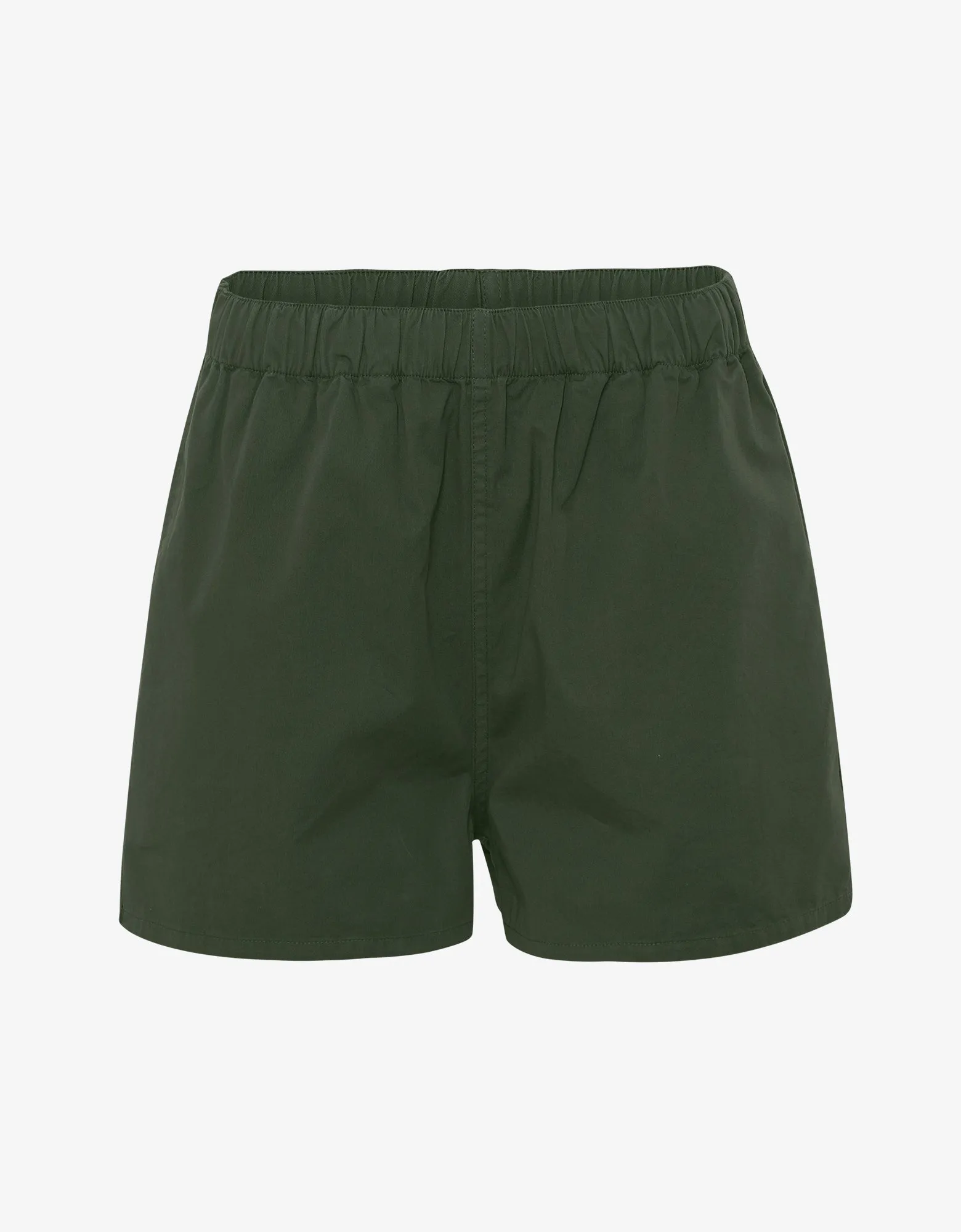 Women Organic Twill Shorts - Seaweed Green