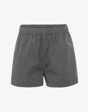 Women Organic Twill Shorts - Storm Grey